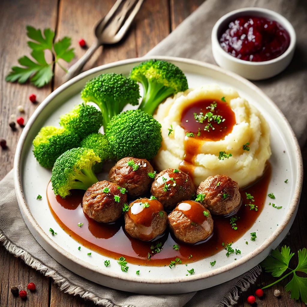 köttbullar i ugn